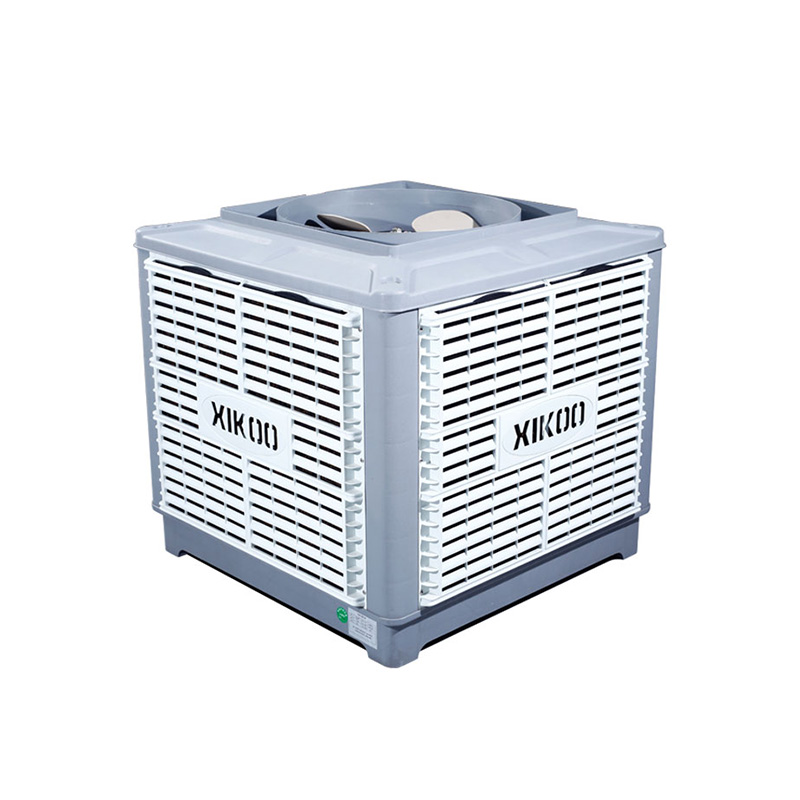 XIKOO up flow 25000m³/h 1.5kw factory air cooler for 100-200㎡area XK-25S-UP with 12 wind speeds