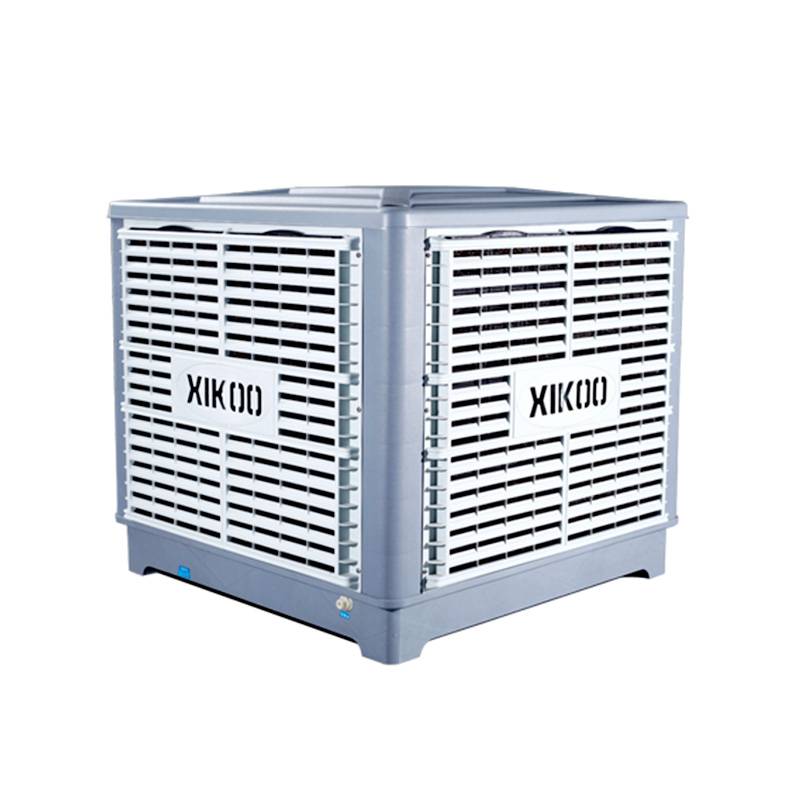 XIKOO 18000m³/h 1.1kw evaporative air cooler for 100-150㎡ area XK-18S-DOWN with new PP materials