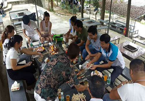 Xingke-Read Xingke Evaporative Air Cooler Company Workshop Staff Outdoor Barbecue-1
